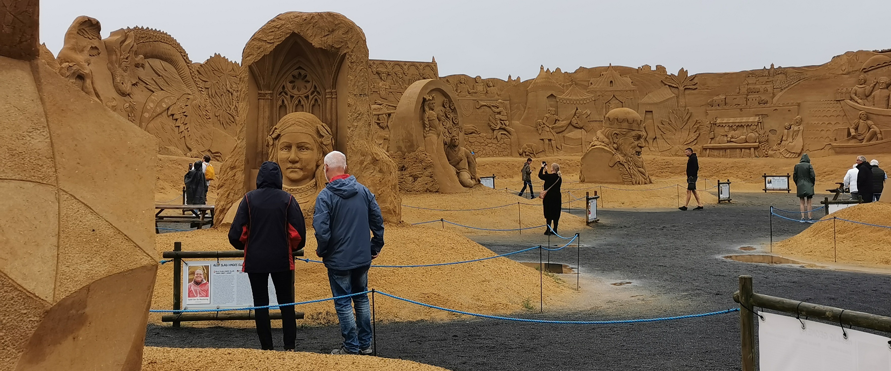 Sandskulpturen in Søndervig